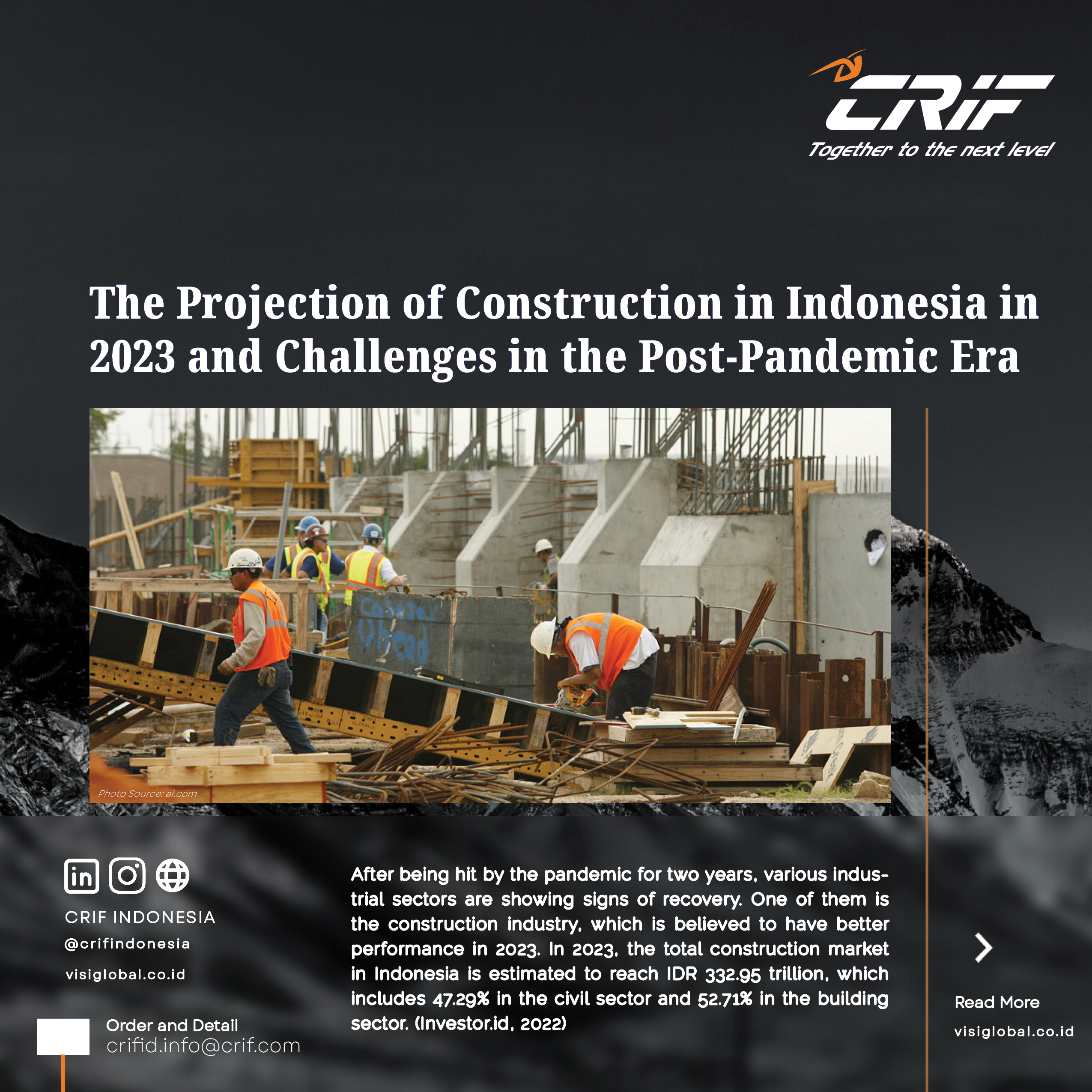 The Projection of Construction in Indonesia in 2023 and Challenges in the Post-Pandemic Era