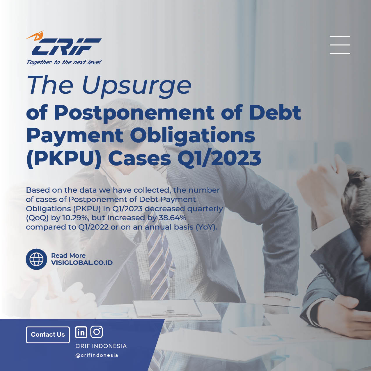 The Upsurge of Postponment of Debt Payment Obligation (PKPU) Cases Q1/2023